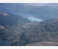 Aerial view of the isthmus between Arrochar and Tarbet