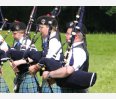 Pipe band at Tarbet